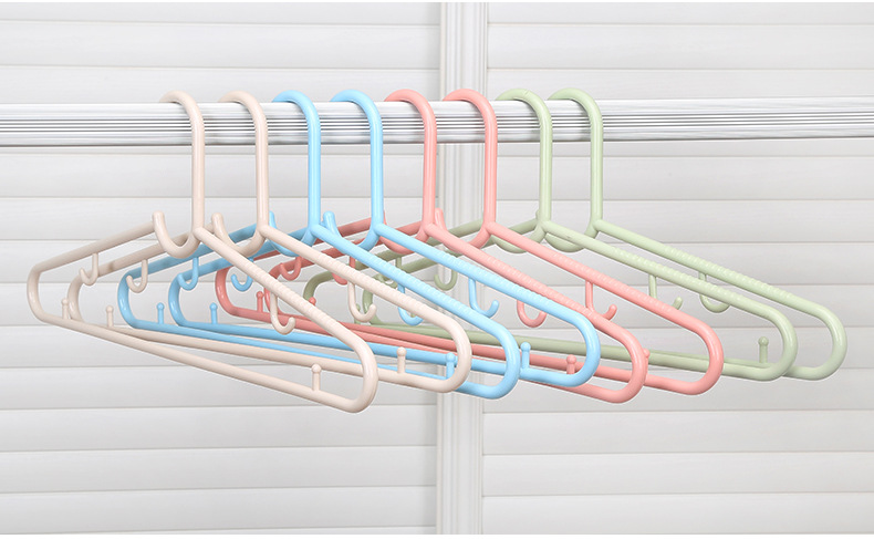 Manufacturer wholesale seamless plastic hanger 0030 multi-functional household dry and wet dual-purpose anti-slip drying hanger pic 18