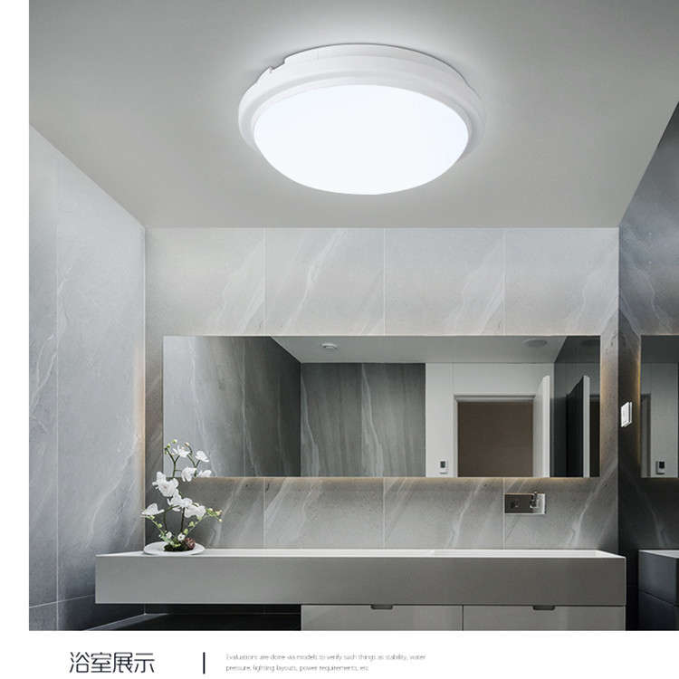 Wholesale of led moisture-proof lamps for three-proof outdoor courtyard, balcony and corridor human-sensing sound and light controlled ceiling lamps pic 3