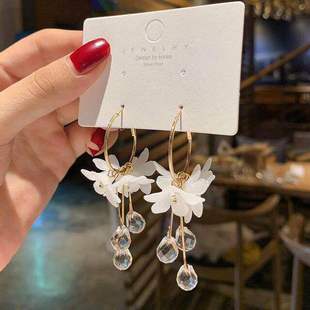 Zircon leaf earrings, long and elegant, versatile earrings S925, exquisite earrings design sense, beautiful stud earrings for women B460 pic 12