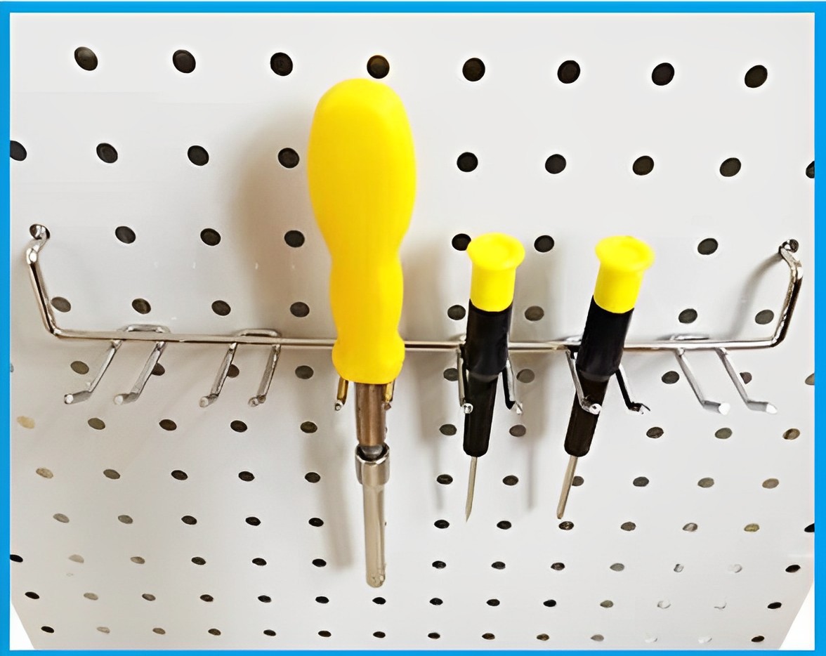 挂勾排钩五金工具洞洞板挂钩收纳配件家用商用工具架挂板双勾钩子详情10