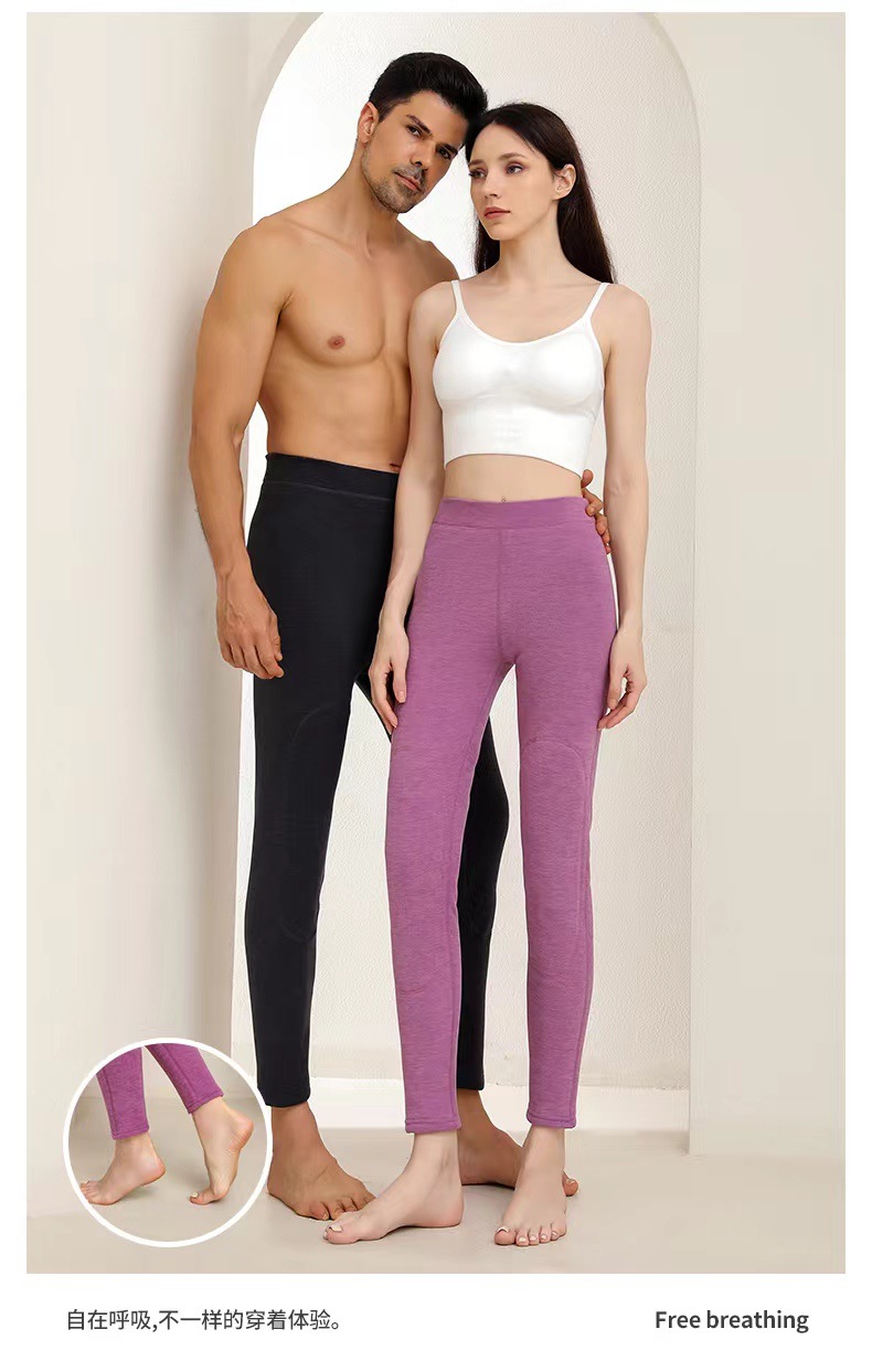 [camel jumbo grueso] pantalones de invierno para hombres pantalones calientes de cintura alta pantalones de protección contra el frío pantalones de algodón con fleece y engrosamiento polainas calientes pic 14
