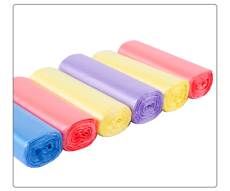 Wholesale of thickened garbage bags, broken flat mouth, colored and black disposable plastic bags, one-piece consignment, factory department store pic 10
