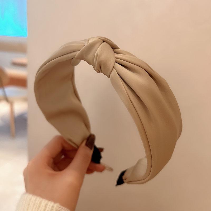 发箍女发夹高级感头箍高颅顶头饰2022年新款发带打结宽边发箍发饰详情3