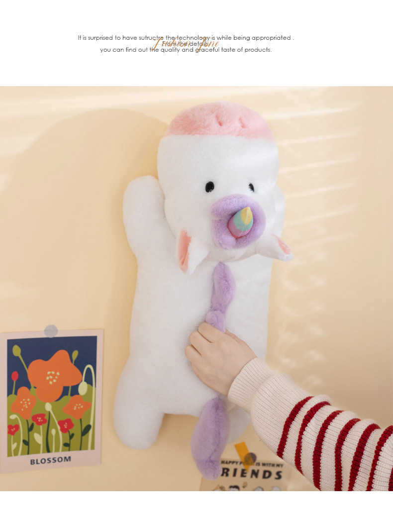 Cute prone throw pillows, animal dolls, plush toys, bed sleeping dolls, soft and adorable dolls, birthday gifts for girls pic 12