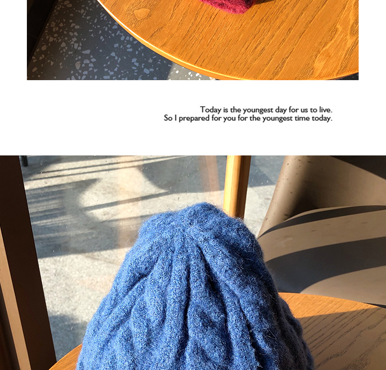 Otoño invierno engrosado cálido cáñamol sombrero de punto mujer versión coreana ins marca de la marea cono sombrero sombrero sombrero frío sombrero de lana hombre pic 15