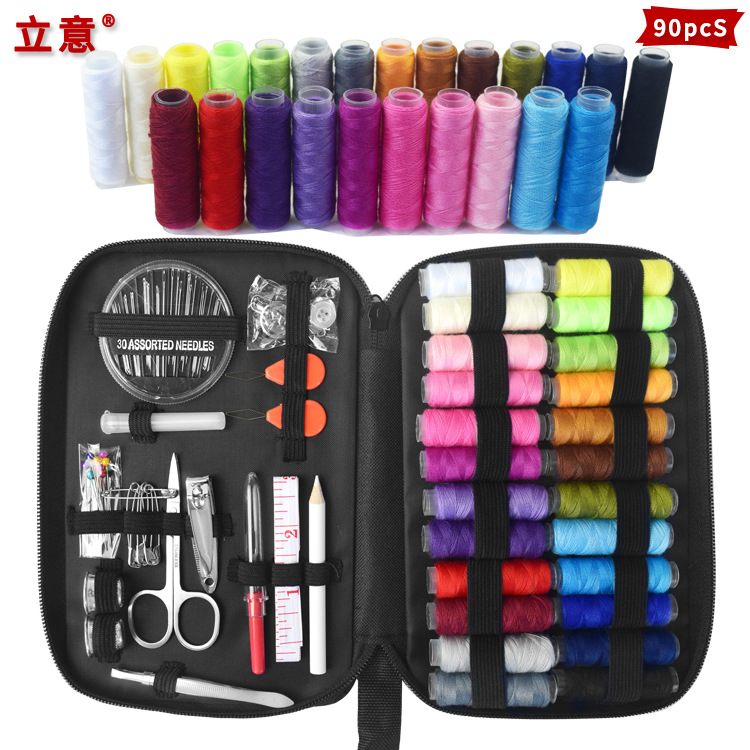Factory wholesale Amazon sewing kits, sewing sets, home sewing combination sets of 90 pieces, 97 pieces and 98 pieces pic 9