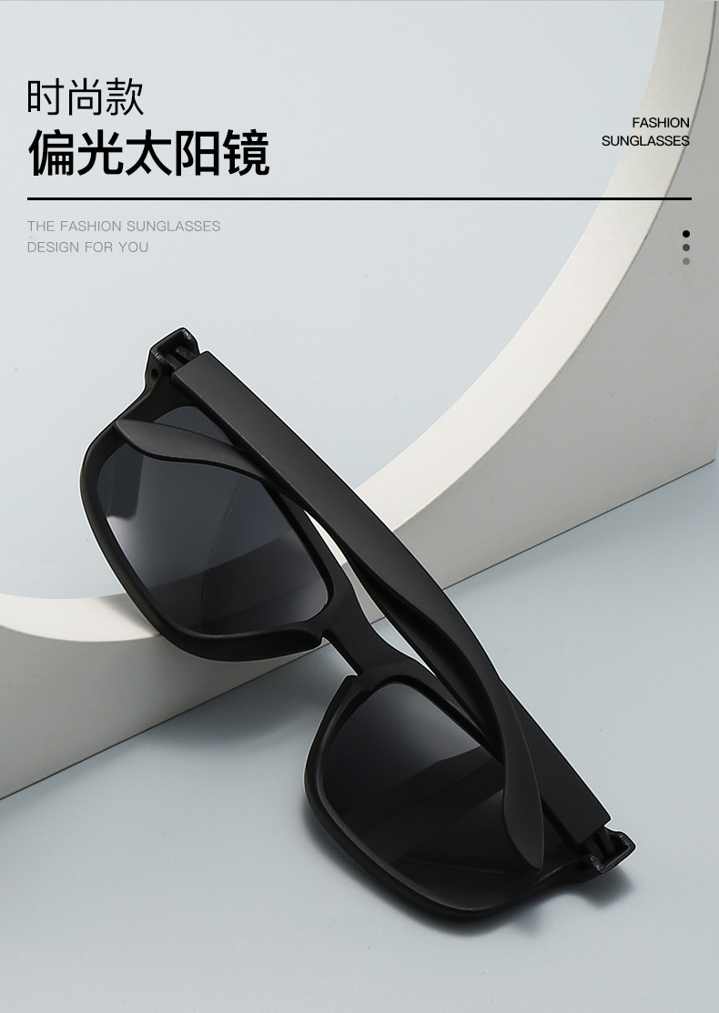 Classic best-selling polarized sunglasses, sports sunglasses for export, suitable for outdoor fishing, cycling and driving, unisex square frames pic 3
