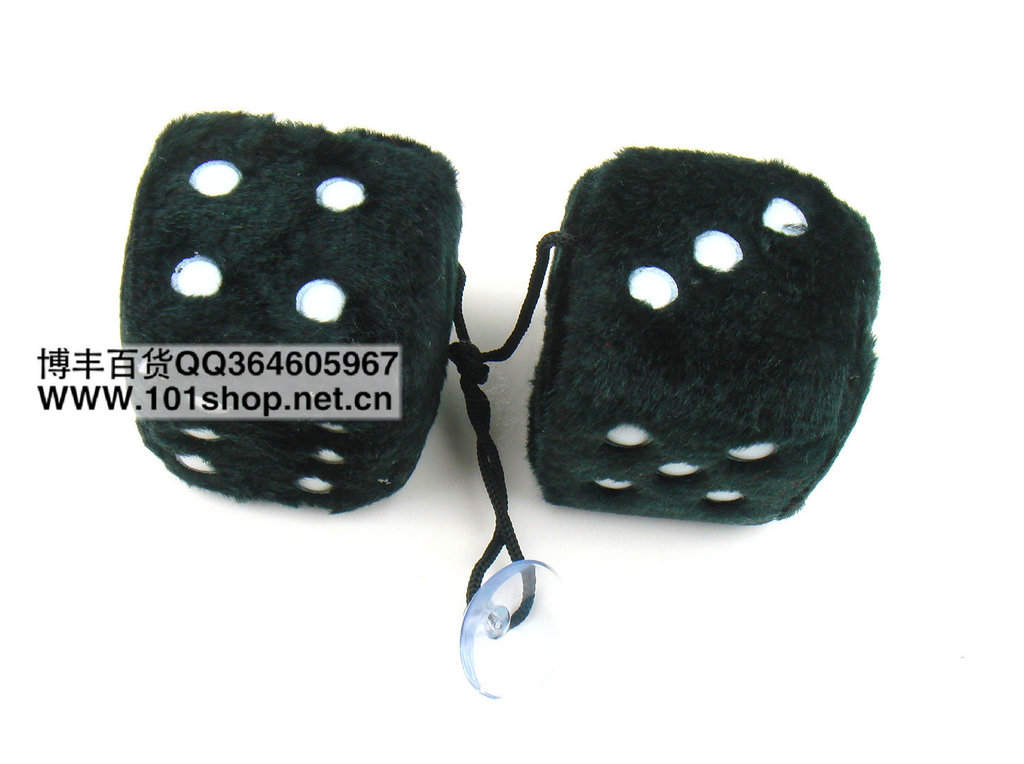 速卖通亚马逊wish跨境专供爆款毛绒色子汽车挂件骰子饰品车挂详情36