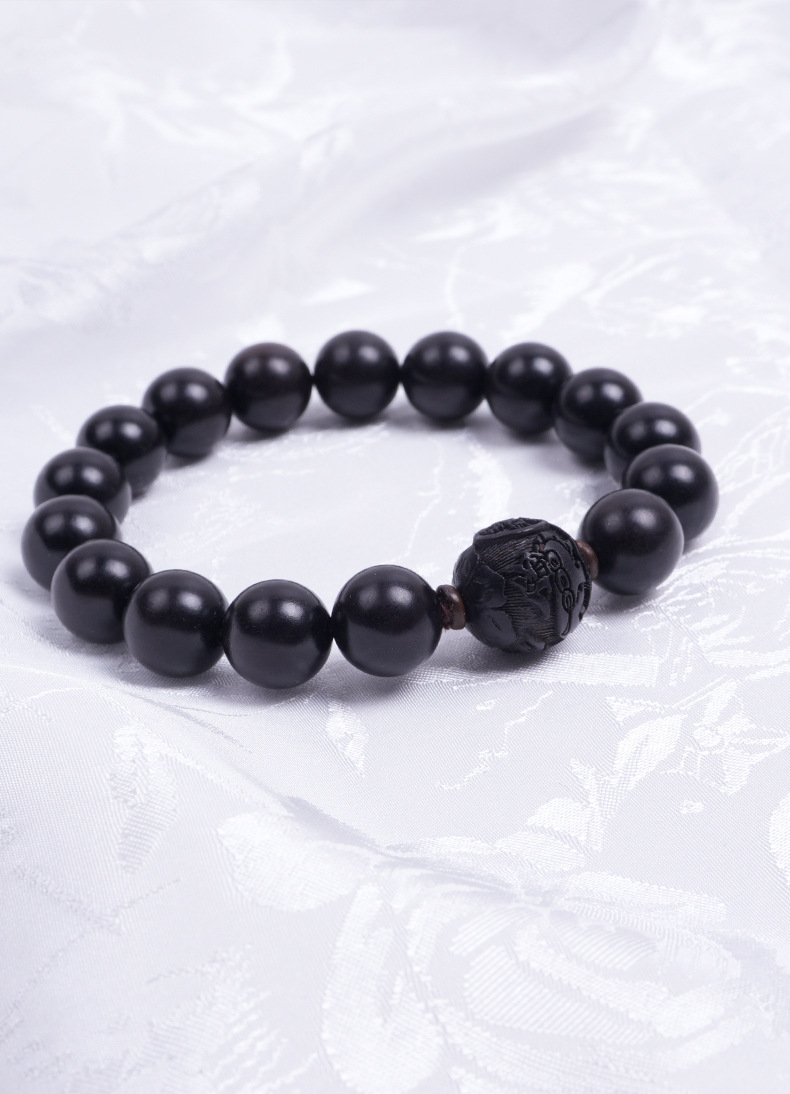 Wealth-attracting PI Xiu bracelet, purple sandalwood bracelet, PI Xiu Bringing Treasures, wooden cultural play, black sandalwood prayer beads manufacturer wholesale bracelet beads, cultural play bracelets pic 7