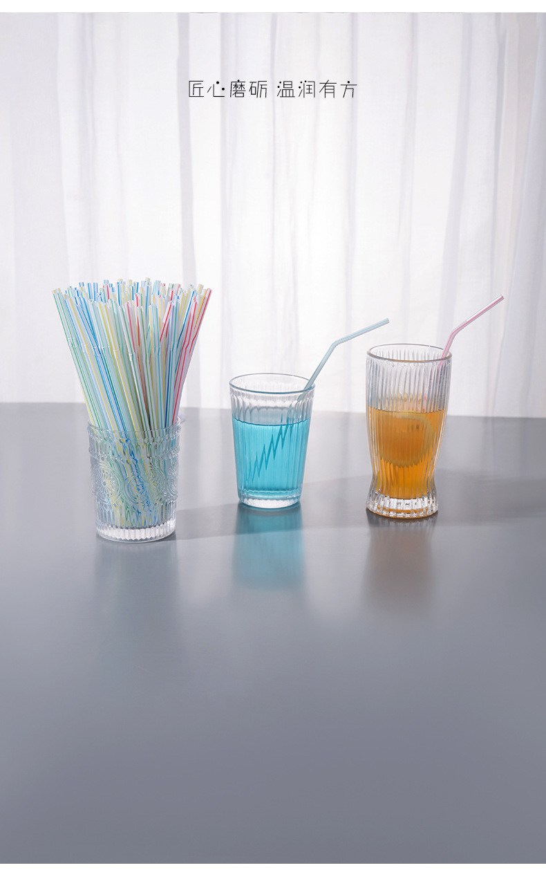 现货一次性塑料pp吸管喝水豆浆可乐弯曲吸管平口彩色弯头吸管批发详情11
