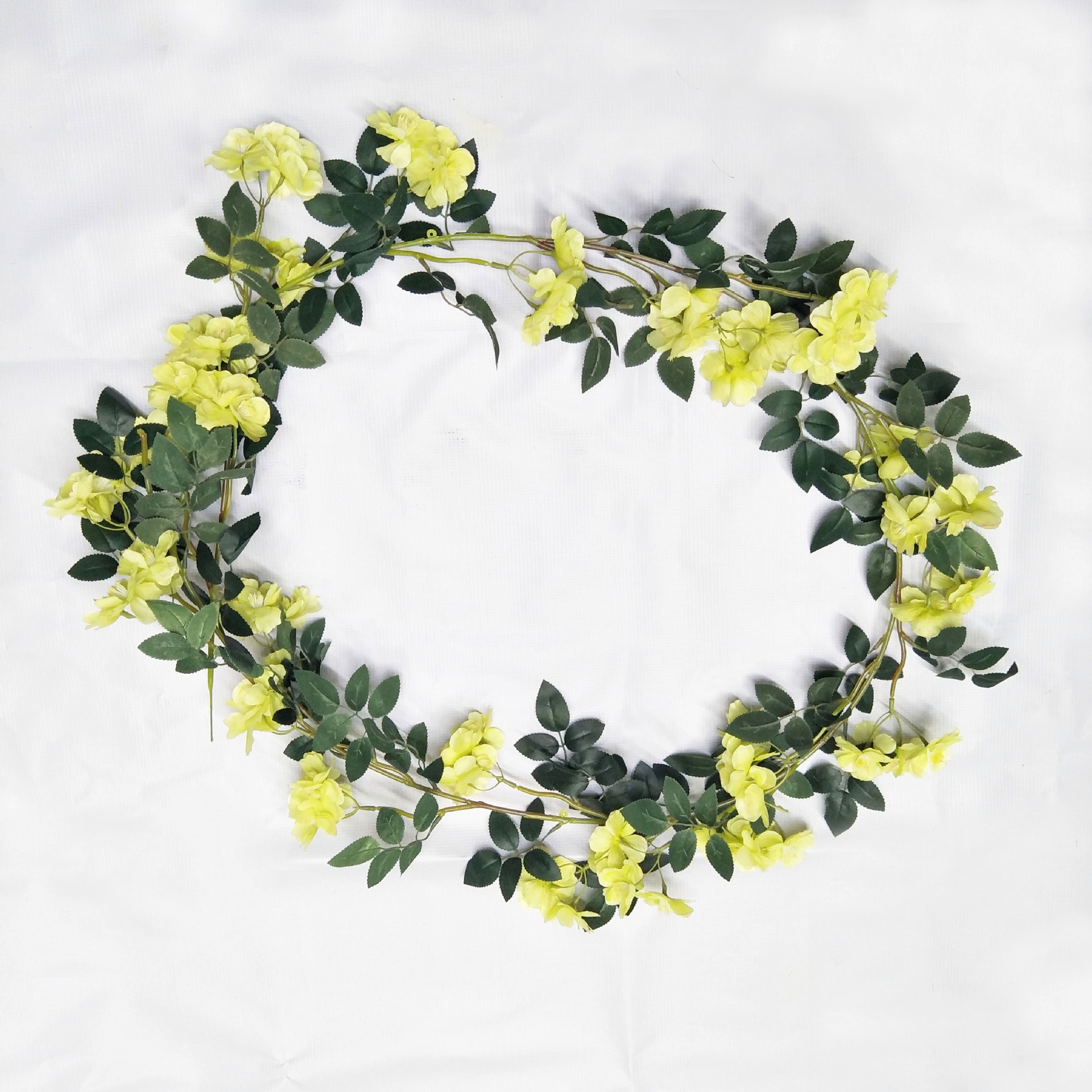 2-meter simulated extended rose flower strip, wedding decoration pipe, decorative flower, simulated vine, simulated flower, crape myrtle vine pic 12