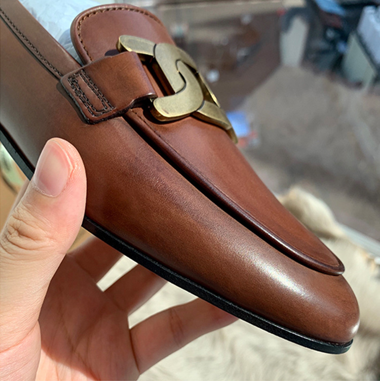 葡萄妈同款厚底乐福鞋女春秋鞋子复古小皮鞋英伦风女鞋夏季详情14