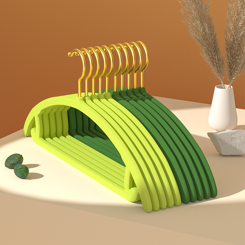 现货8钩实木多功能衣架家用挂大衣内衣吊带收纳神器复古原木衣架D详情2