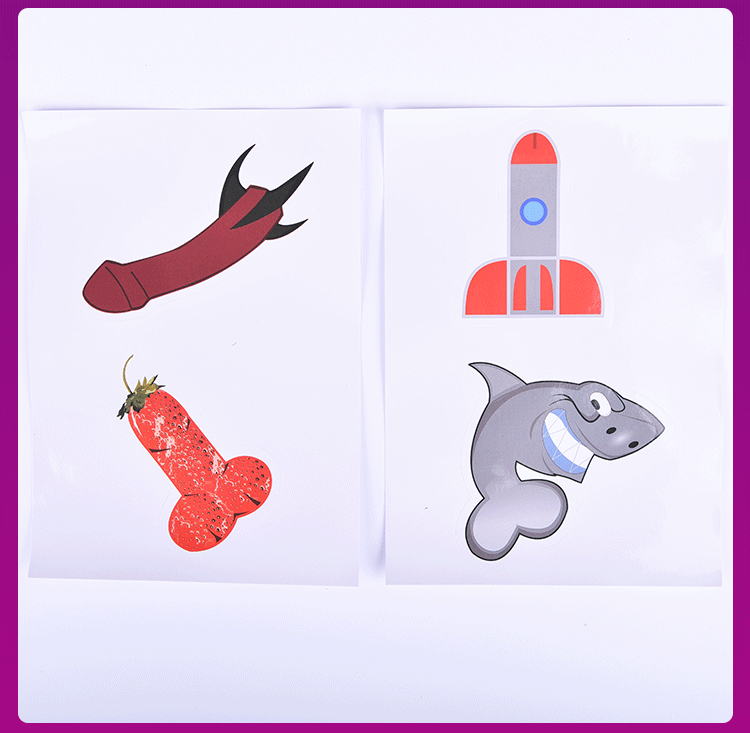 JUNK ON THE HUNK跨境单身派对道具鸡鸡贴纸眼罩情趣海报详情4