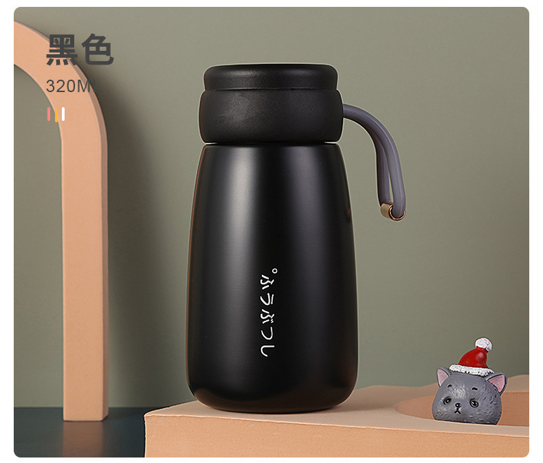ins简约可爱便携保温杯大“度”杯小巧304钢个性约会情侣杯详情11