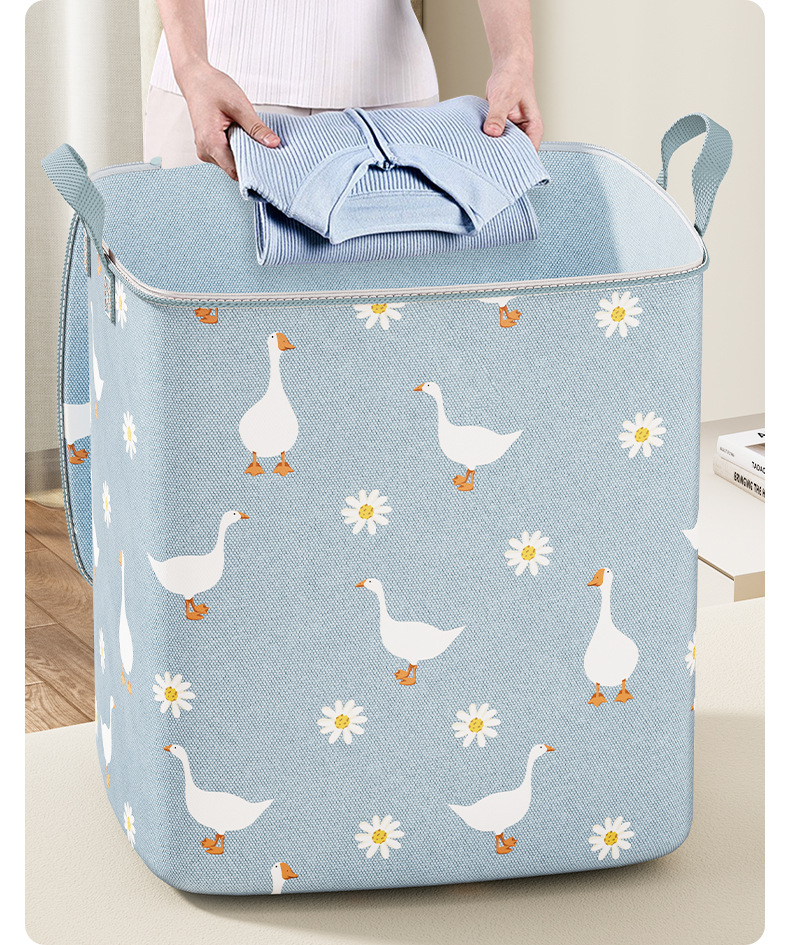 衣服被子收纳袋家用大容量棉被收纳盒衣柜内宿舍无纺布搬家行李袋详情8