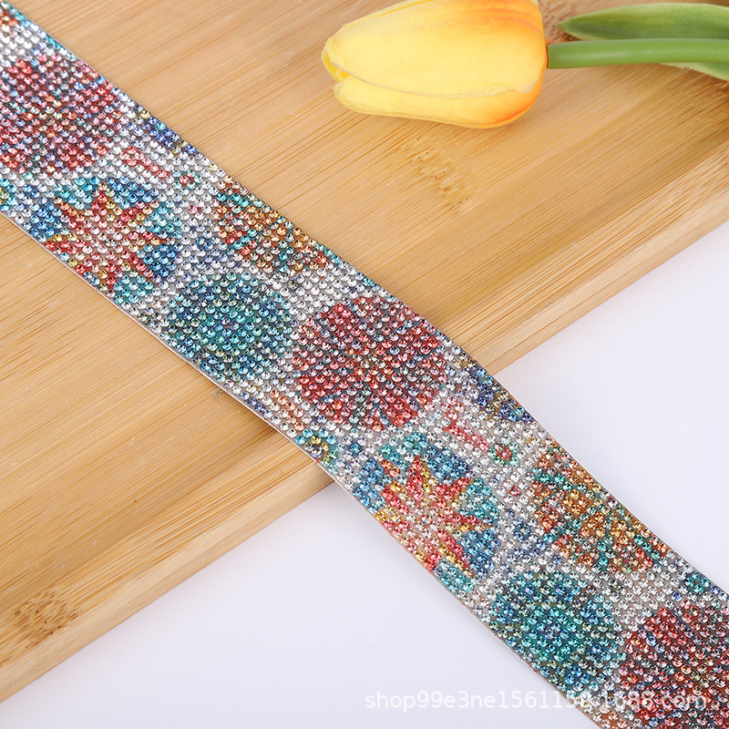 Cross-border bestsellers: Decorative diamond stickers, diamond strips, water diamond stickers, row diamonds, self-adhesive diamonds, diamond pieces, water diamond stickers pic 6