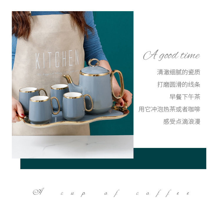 水杯家用套装轻奢水壶陶瓷水具礼盒茶杯茶壶耐高温乔迁送礼品杯具详情18