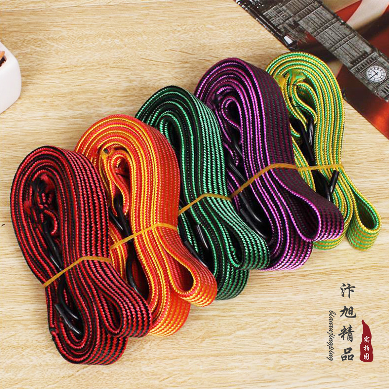 2-yuan store 1.5-meter colored flat binding bike rope, bicycle and motorcycle elastic binding strap, luggage rope and fixed strap pic 25