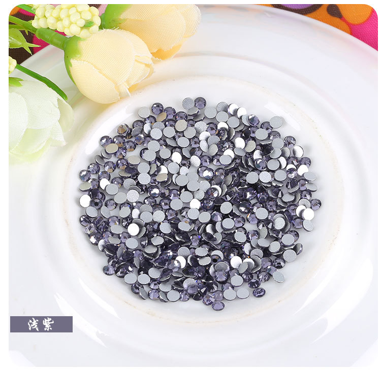 厂家直销平底水钻 水晶玻璃钻 美甲贴钻 diy手机壳材料 整包批发详情14