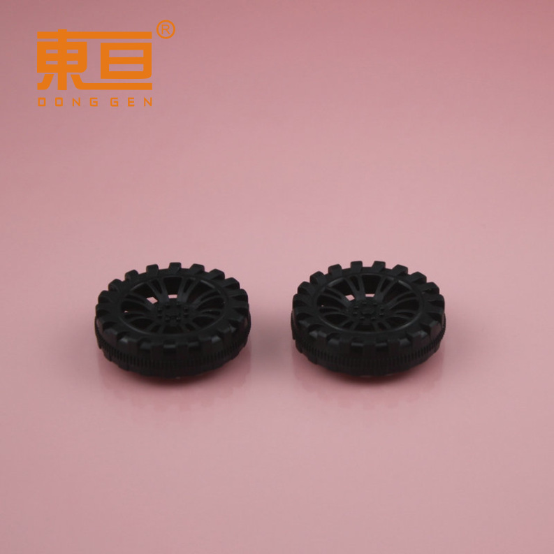 HB302.5AH thick black off-road plastic wheel, plastic wheel, toy wheel, brand-new material small production parts pic 8