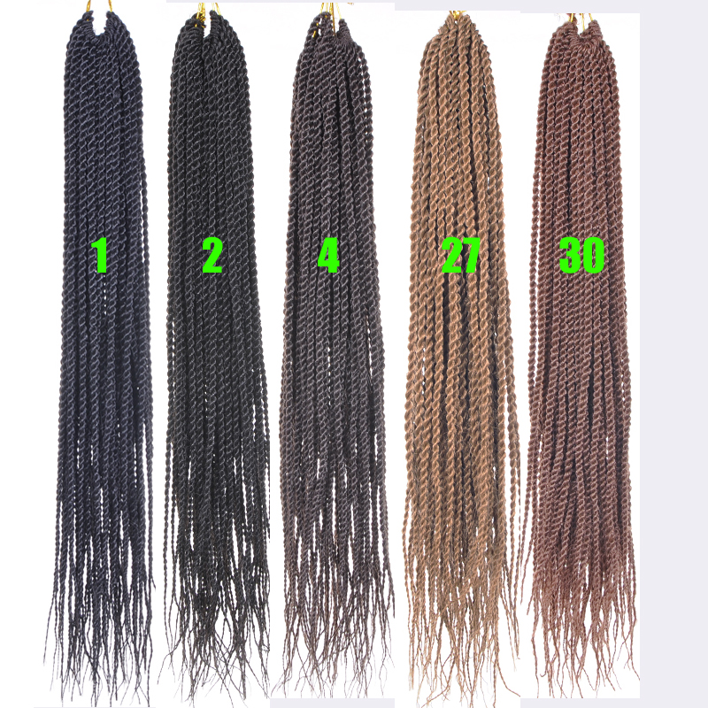 假发女长直发 黑人脏辫 Senegal braid hair 手搓辫长发详情5