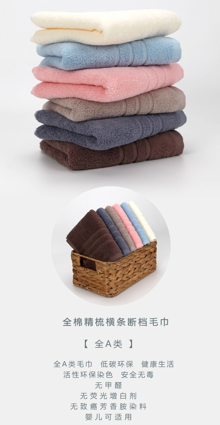 Thickened plain towel logo, hotel shampoo, dry hair towel, face towel, high water absorption, direct supply from the manufacturer pic 2