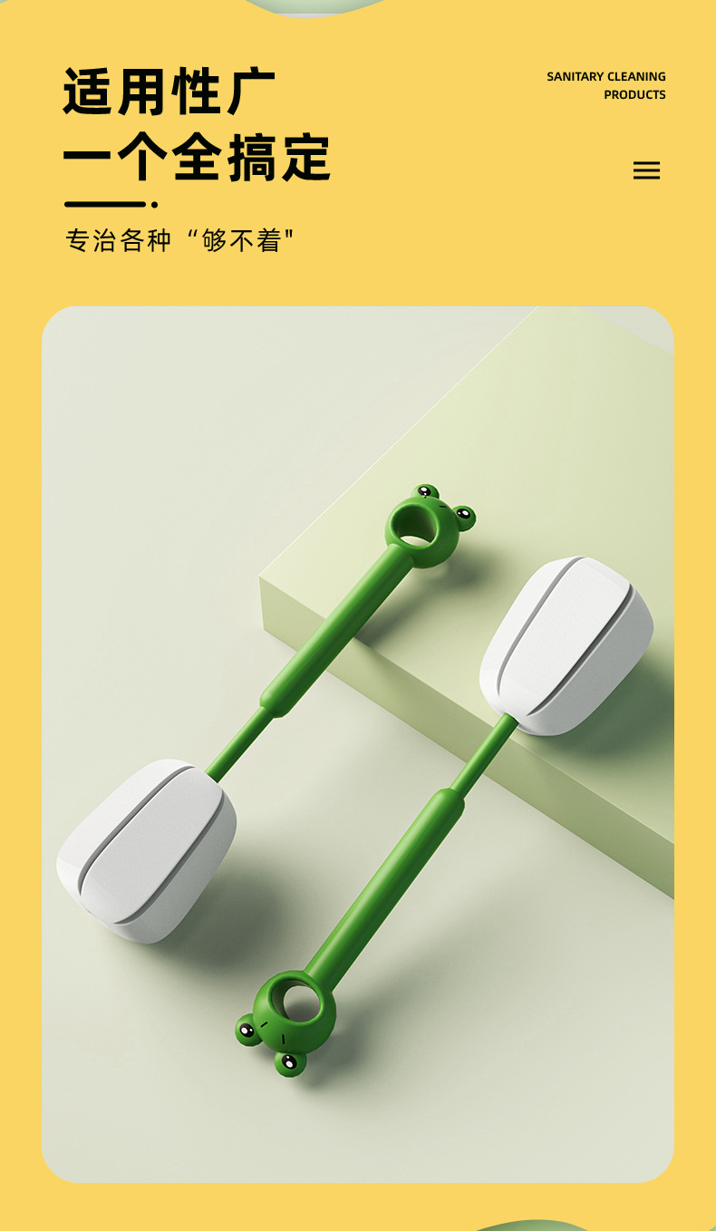 卡通长柄家用杯刷刷杯子洗杯子洗杯刷清洁刷无死角海绵刷子奶瓶刷详情9