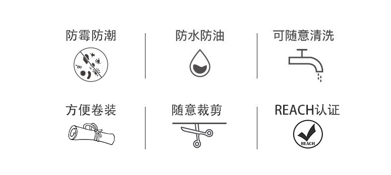 1 尚岛宜家 欧式纯色餐桌垫 酒店餐厅专用隔热防滑餐垫 家用简约方形西餐垫 美式柜子风设计 一次性杯垫、盖详情7