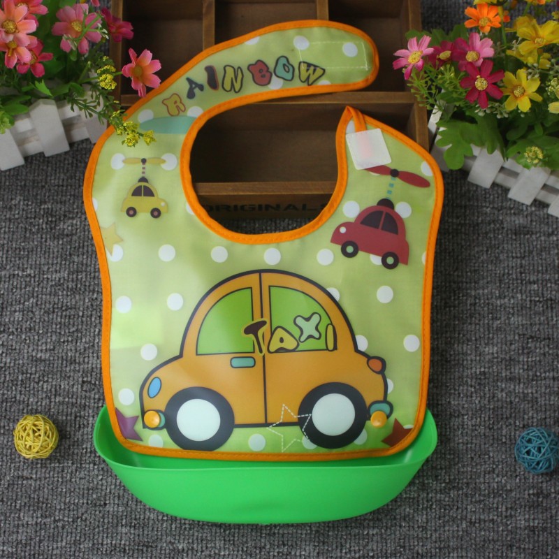 OEM定制分体防水食饭兜婴儿童宝宝围兜口水巾围嘴可拆卸立体两用详情6