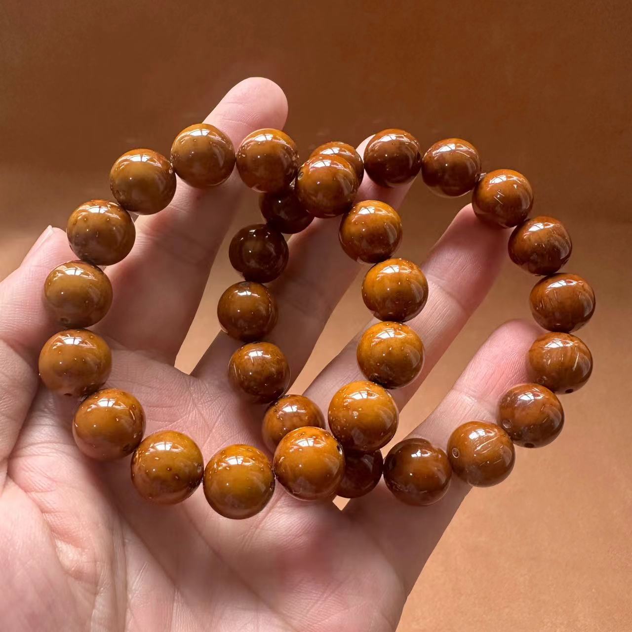 Purple Gold Rat Bracelet, Purple Gold wealth-attracting Rat Bodhi cultural Play bracelet, round and polished easy plate cultural play Buddhist prayer beads manufacturer wholesale pic 19