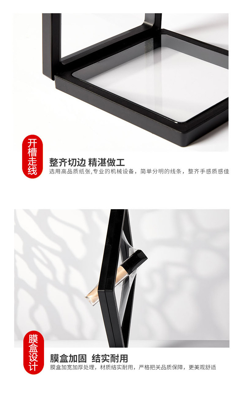 PE film suspension box, transparent jewelry box, necklace display box, jewelry storage box, jewelry box, wearable armor wholesale pic 5