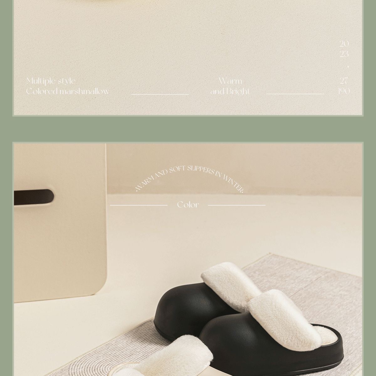 2023新款卡哇伊女款秋冬季棉拖鞋 可拆卸可拆洗 居家用防水保暖厚底 搭配可爱玩具款式详情17