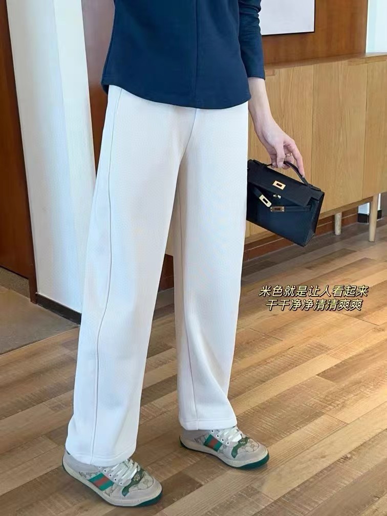 女装韩系高品质加厚高腰镰刀裤 显瘦百搭山本阔腿香蕉裤 代发详情8