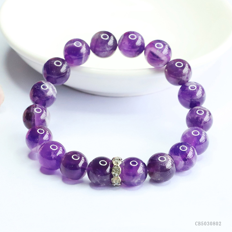 Juanyu Natural Amethyst Bracelet Lavender Dreamy Crystal Bracelet Unboxing Blind Box Live Streaming Factory CB5030551 pic 14