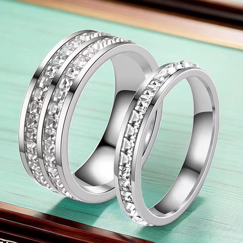 钛钢戒指满天星戒指钛钢爆款女小众女款ins不掉色高级感女士轻奢详情5