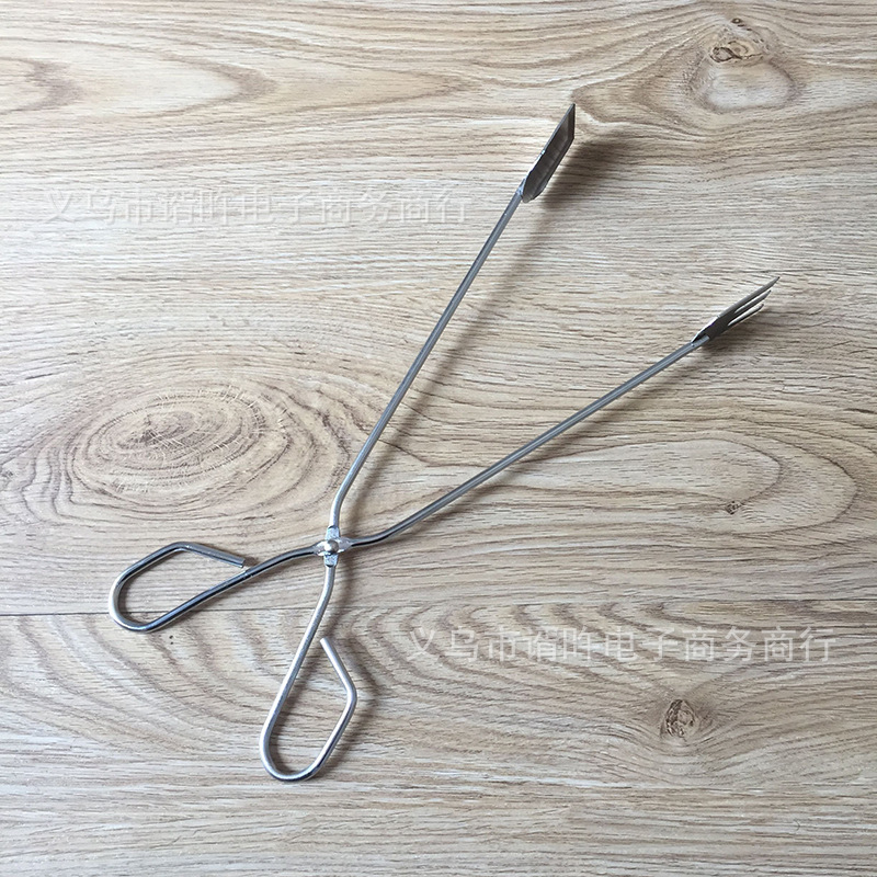 厂家 31#食物夹 烧烤食品夹 牛扒烤肉夹 碳夹 面包夹详情2