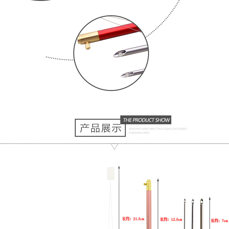 New type of DYI needle embroidery needle 3-head interchangeable embroidery set. Factory direct sale of DYI tools pic 6
