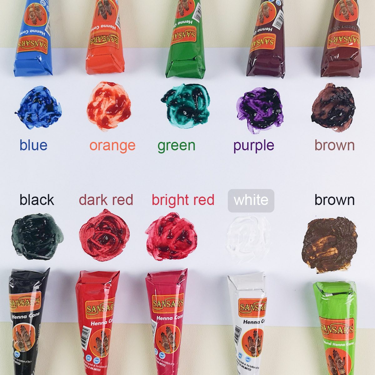 Cross-border Henna ointment, hand-painted ointment, tattoo template ointment, exclusively for foreign trade pic 21