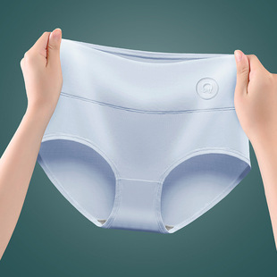新款莫代尔中腰大码女士内裤透气无痕蝴蝶结纯棉裆提臀三角裤女详情7