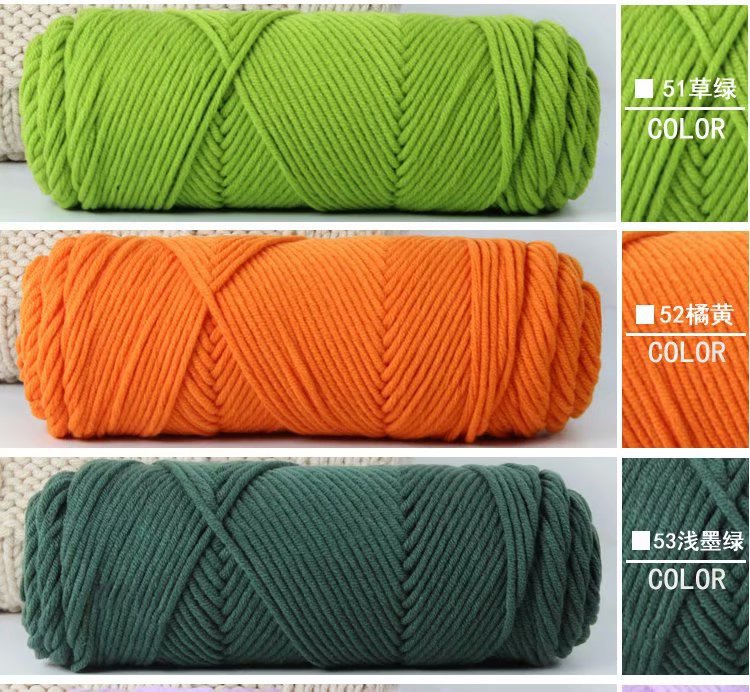8股情人棉粗毛线围巾线帽子线80色俄罗斯戳戳绣用线厂家毛线批发详情25