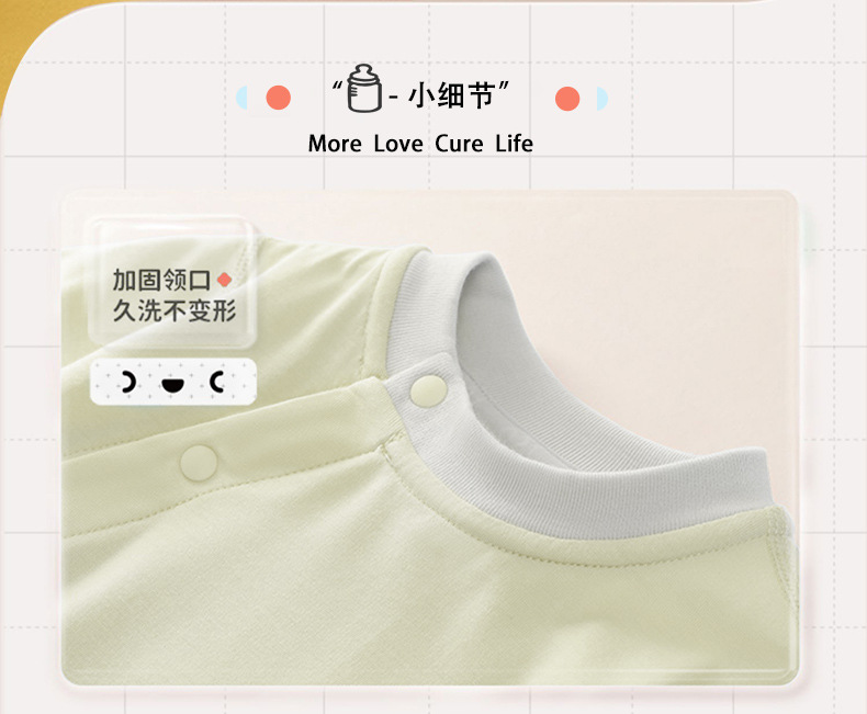 新生儿连体衣婴童A类吸汗哈衣爬服宝宝包屁衣2023年夏季新款详情10