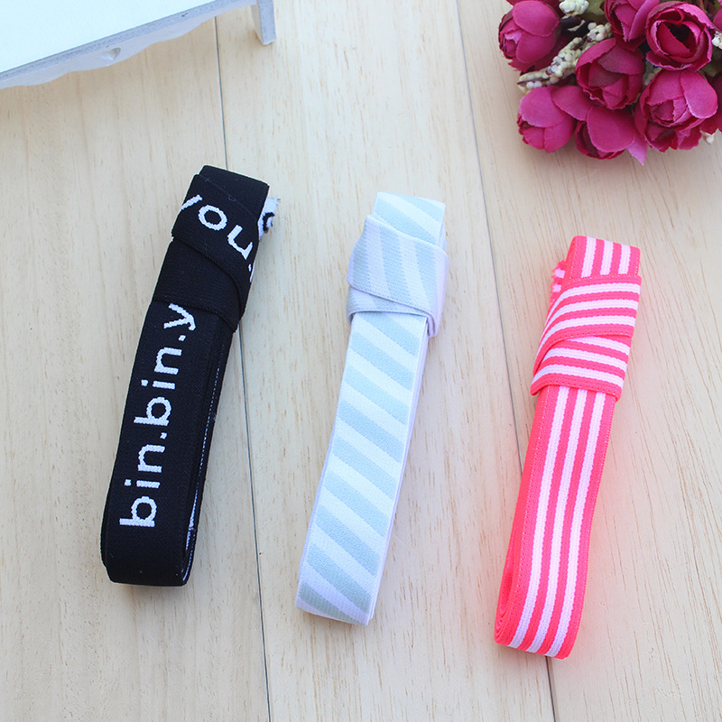 Color letter printed elastic band, computer jacquard elastic tightening band, 2cm wide, 2 yuan wholesale pic 4