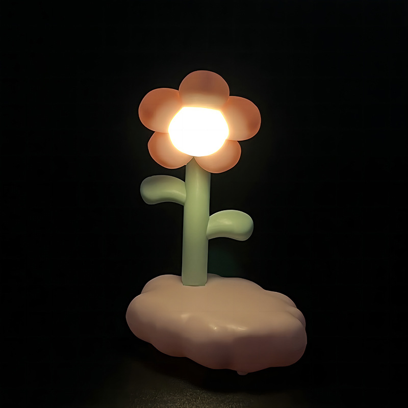 DIY手工小夜灯工玩具装饰台灯甜美可爱云朵太阳花发光玩具儿童手详情8