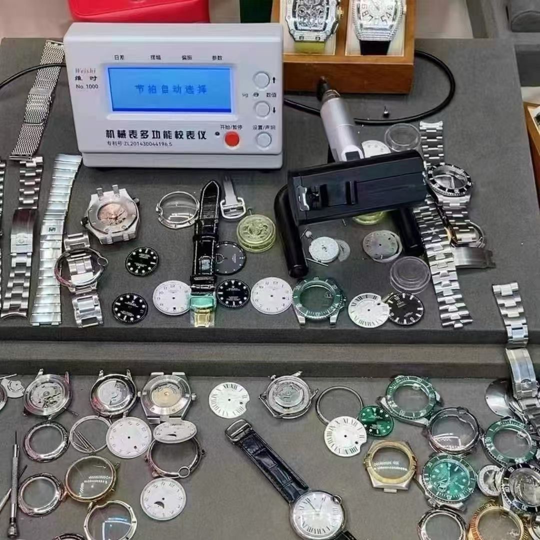 跨境电商厂家代发力洛克全自动机械表男款商务日历钢带手表经典款详情1