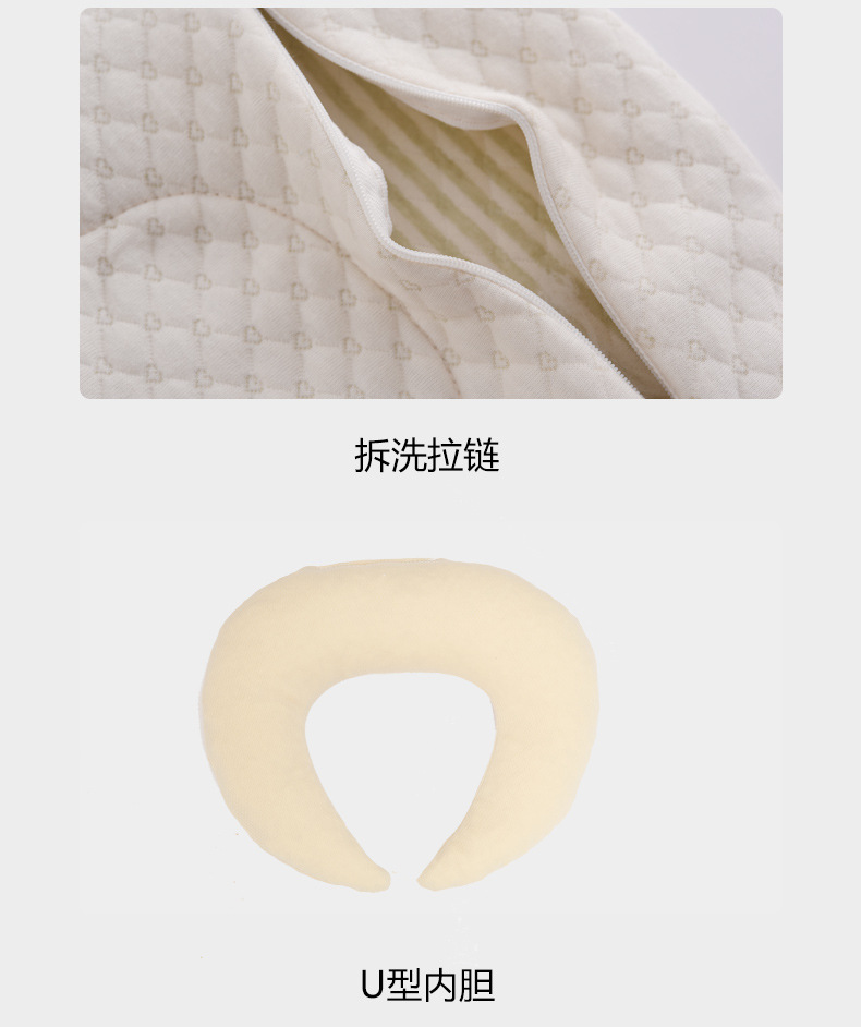 婴儿定型枕防偏头枕头纯棉透气纠正头型矫正偏头新生儿宝宝睡枕头详情10