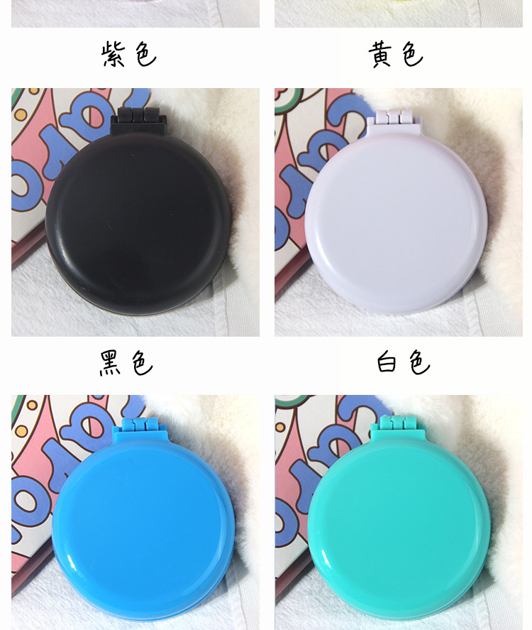 Nordic style solid-color portable airbag comb, hair mirror comb, plastic air cushion massage comb, travel folding comb, massage comb pic 5