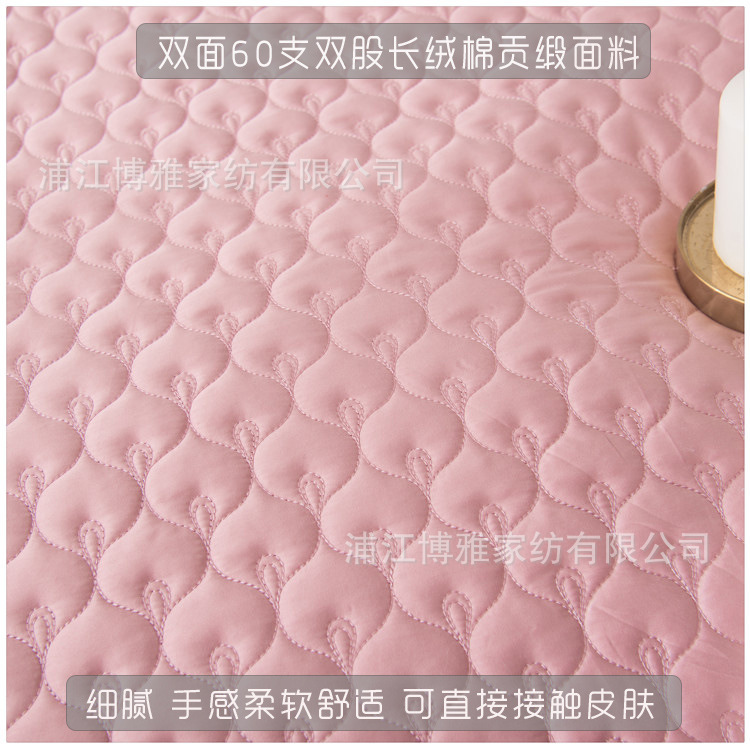 The manufacturer supplies summer quilted cotton bed sheets, pure cotton three-piece sets, skin-friendly quilted quilts and bed covers across borders, suitable for all seasons pic 21