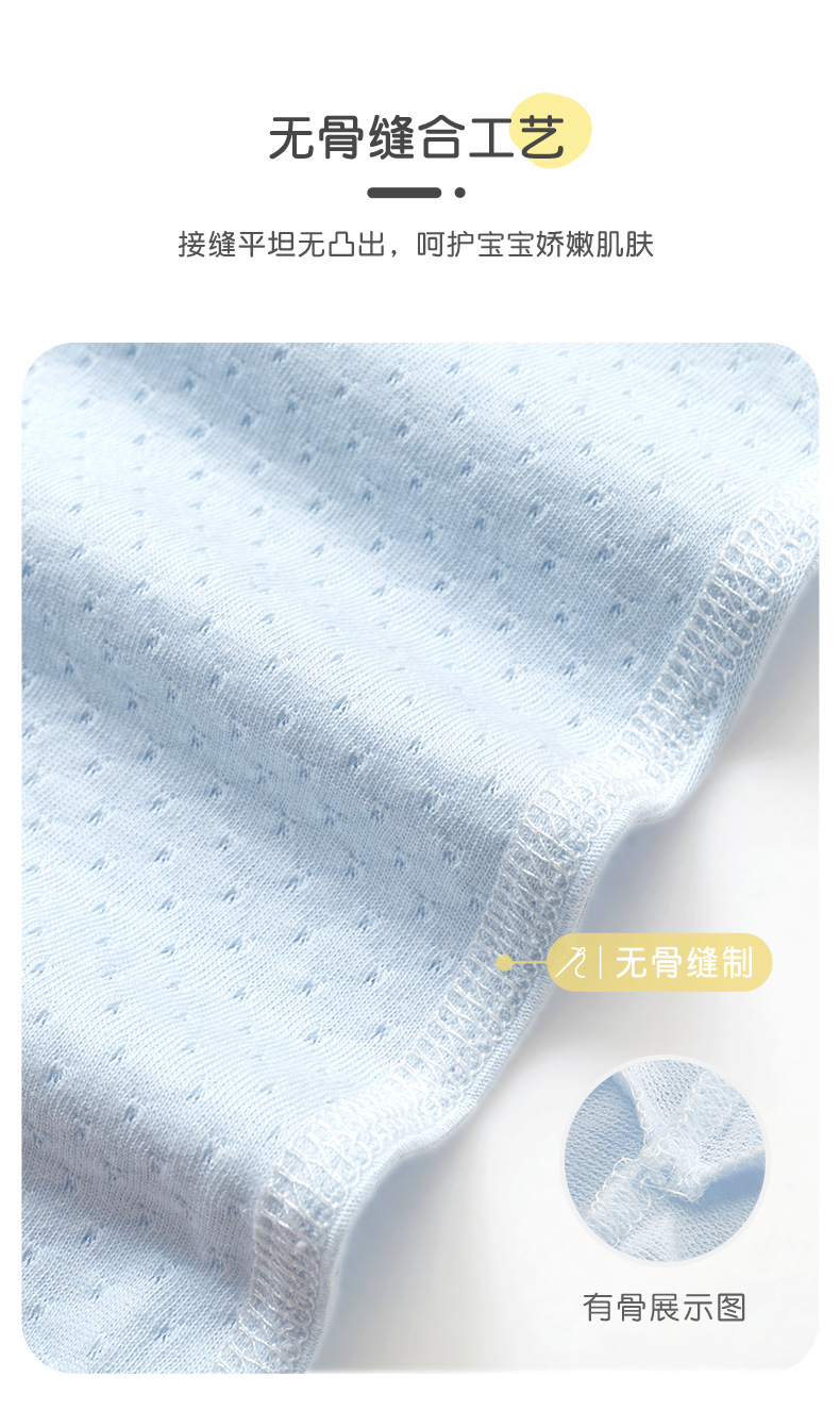 婴儿短袖套装春秋夏男童女童薄款夏装幼儿儿童分体两件套宝宝衣服详情3