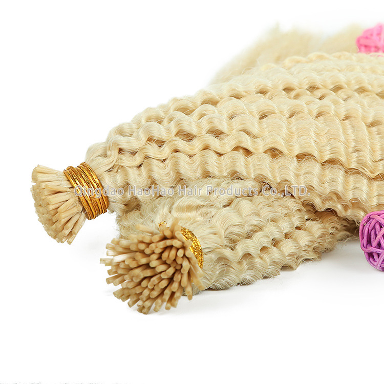 4A itip human hair Scarless Extension is a bestseller in Europe and America, offering a great real person hairstyle pic 1
